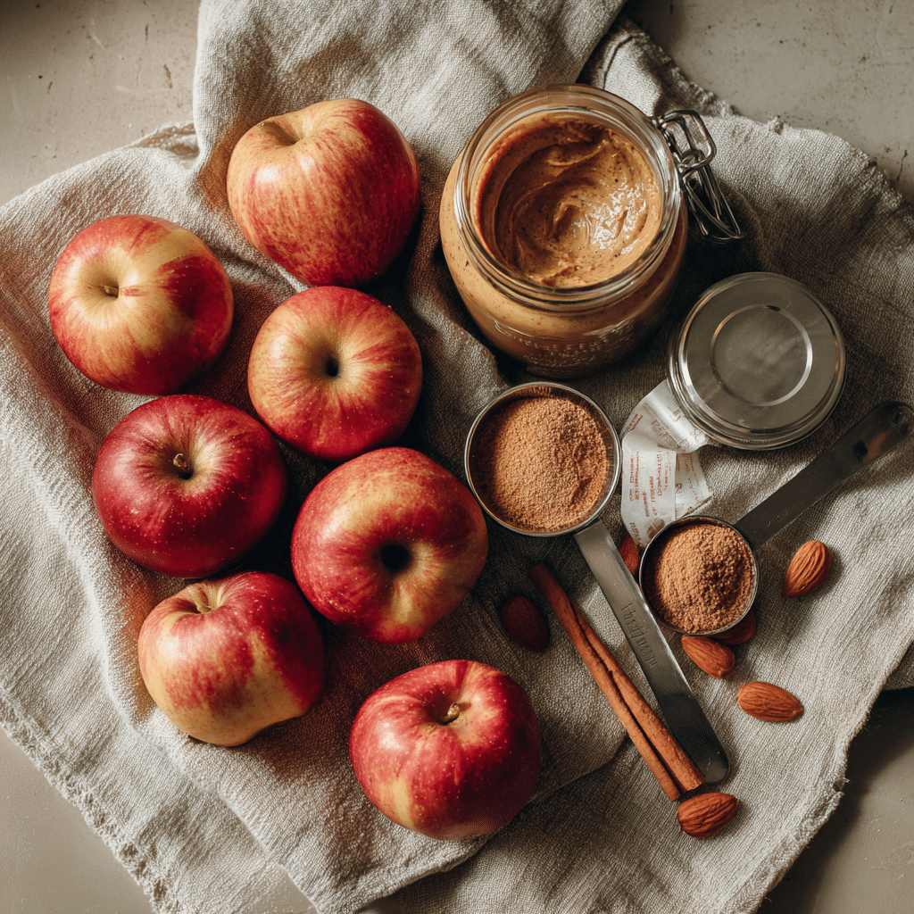 Apple & Almond Butter Snack: Healthy, Quick, and Delicious 14 Ingredients for apple and almond butter snack