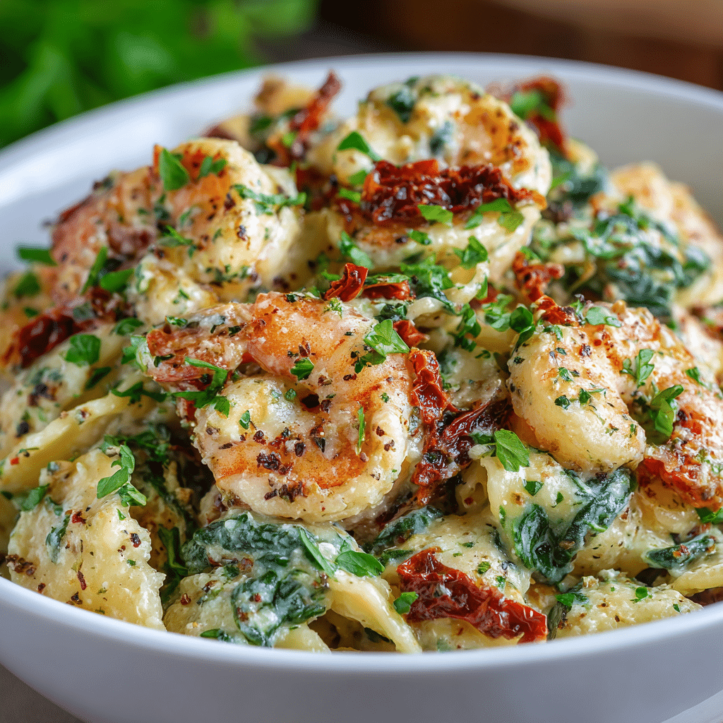 9 Complete 15-Minute Dinner Recipes with Spinach 8 creamy Tuscan shrimp spinach pasta 15 minutes