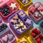 5 Genius Ways to Make Frozen Yogurt Snacks for Kids’ Lunchboxes 8 frozen yogurt snacks for kids in fun shapes and colors