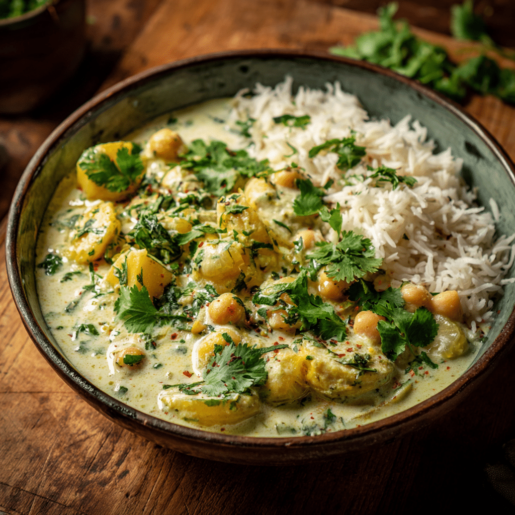 Low-Cost Dinners Using Banana: 5 Surprisingly Delicious Ways to Save Money 12 Green banana and chickpea curry for budget dinners