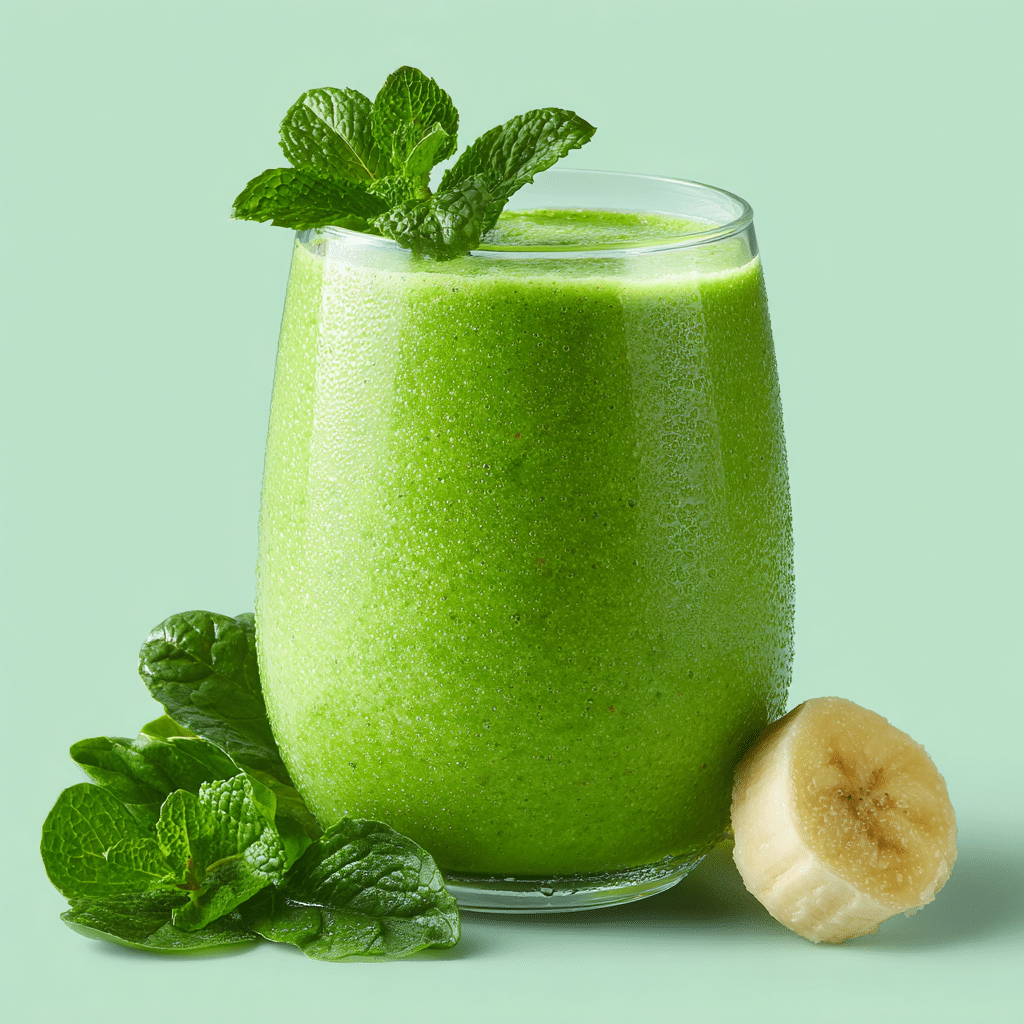 The Ultimate Guide to Gut-Friendly Smoothie Packs (Recipes & The Easiest Solution) 10 Green Soother smoothie with spinach and mint