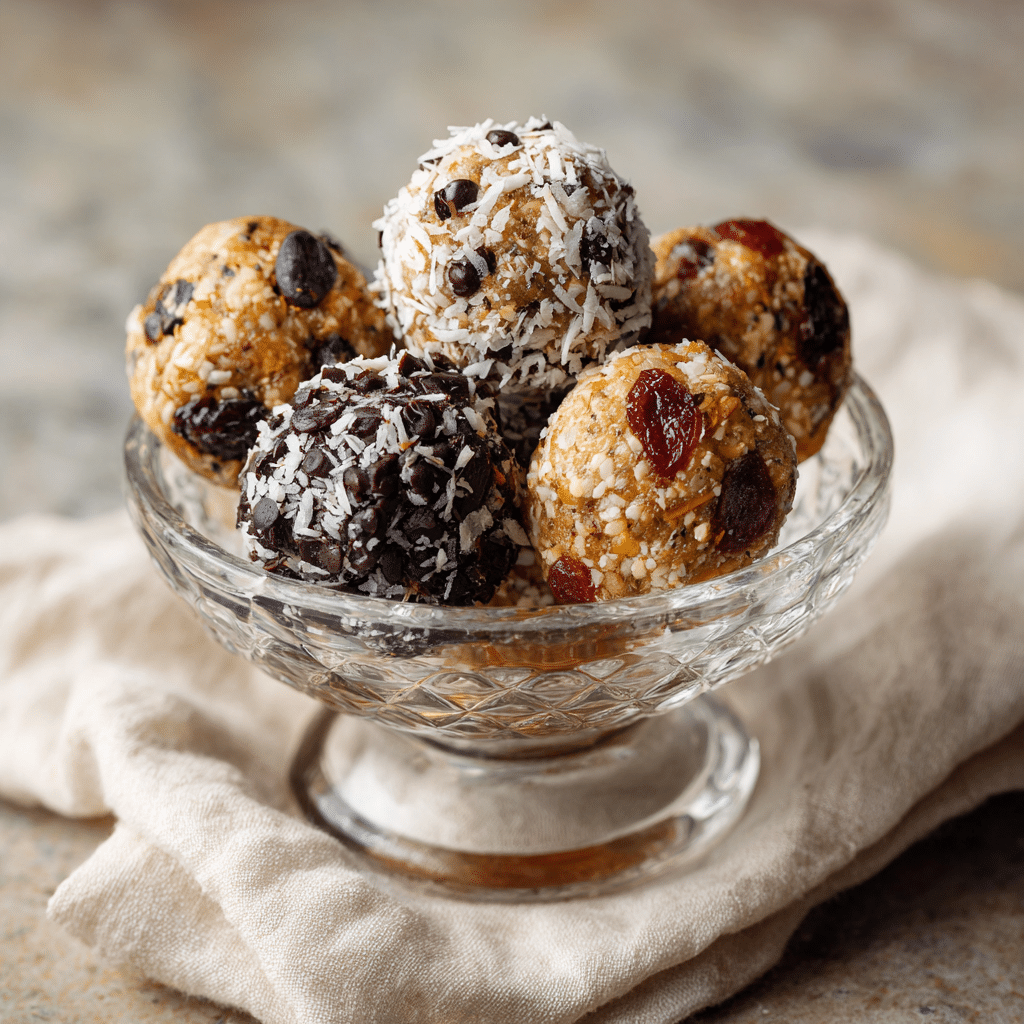 The Ultimate Guide to No-Bake Energy Balls (5 Easy Variations!) 11 Assorted No-Bake Energy Balls Served