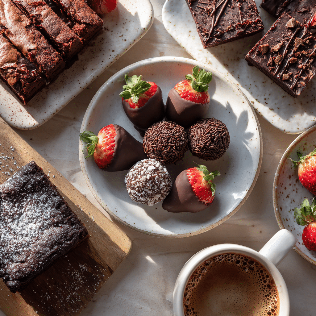 Quick sweet treats using chocolate in minutes