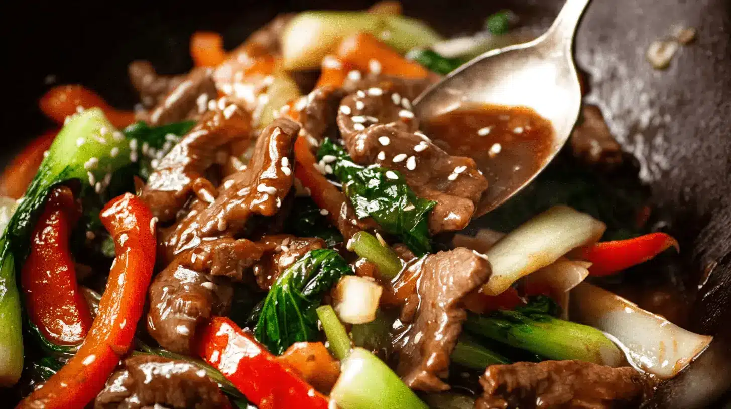 Easy Beef Stir Fry with Rice