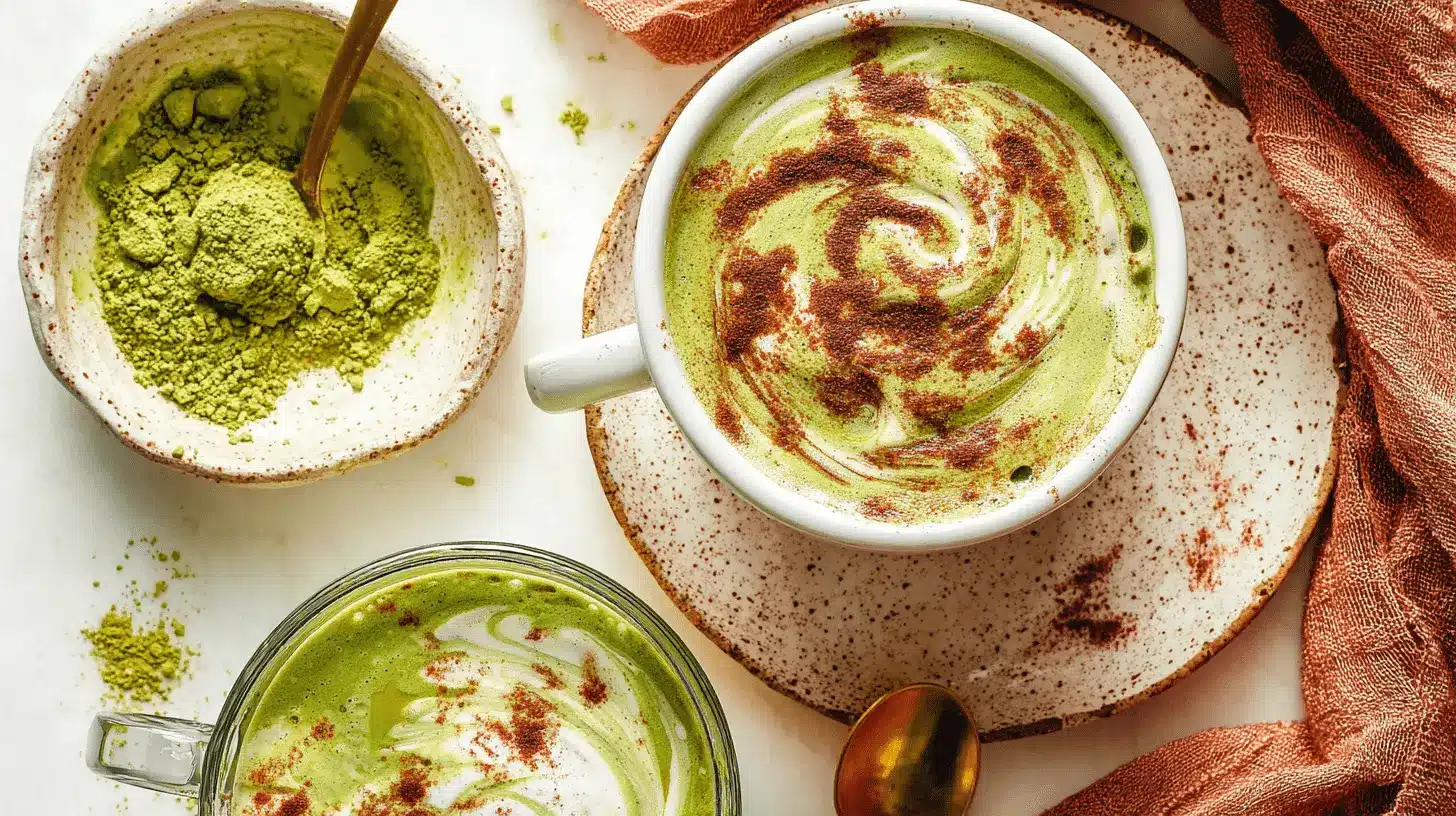 Easy Pumpkin Spice Matcha Latte Recipe