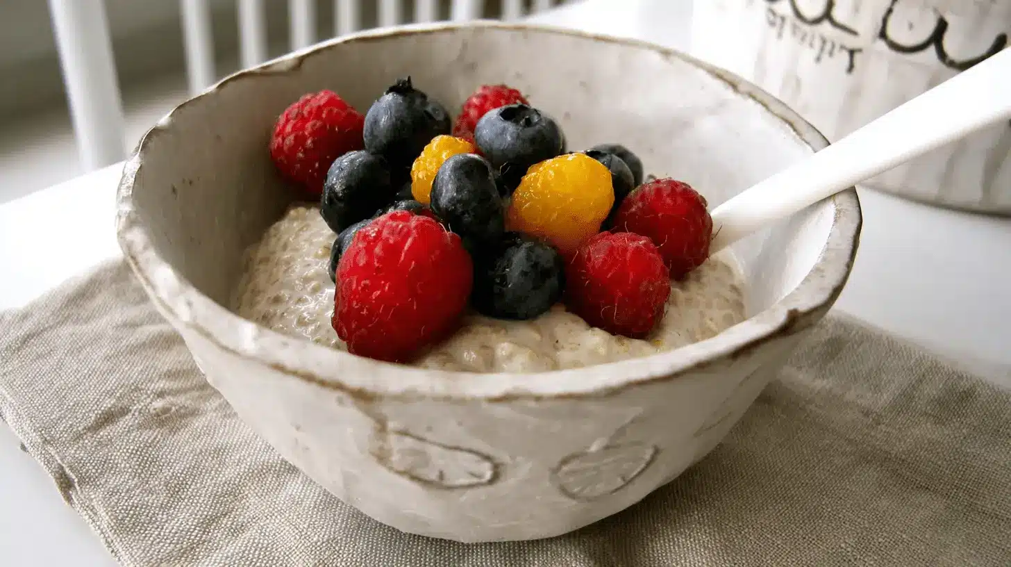 Home Page 11 Vanilla Chia Pudding with Berries